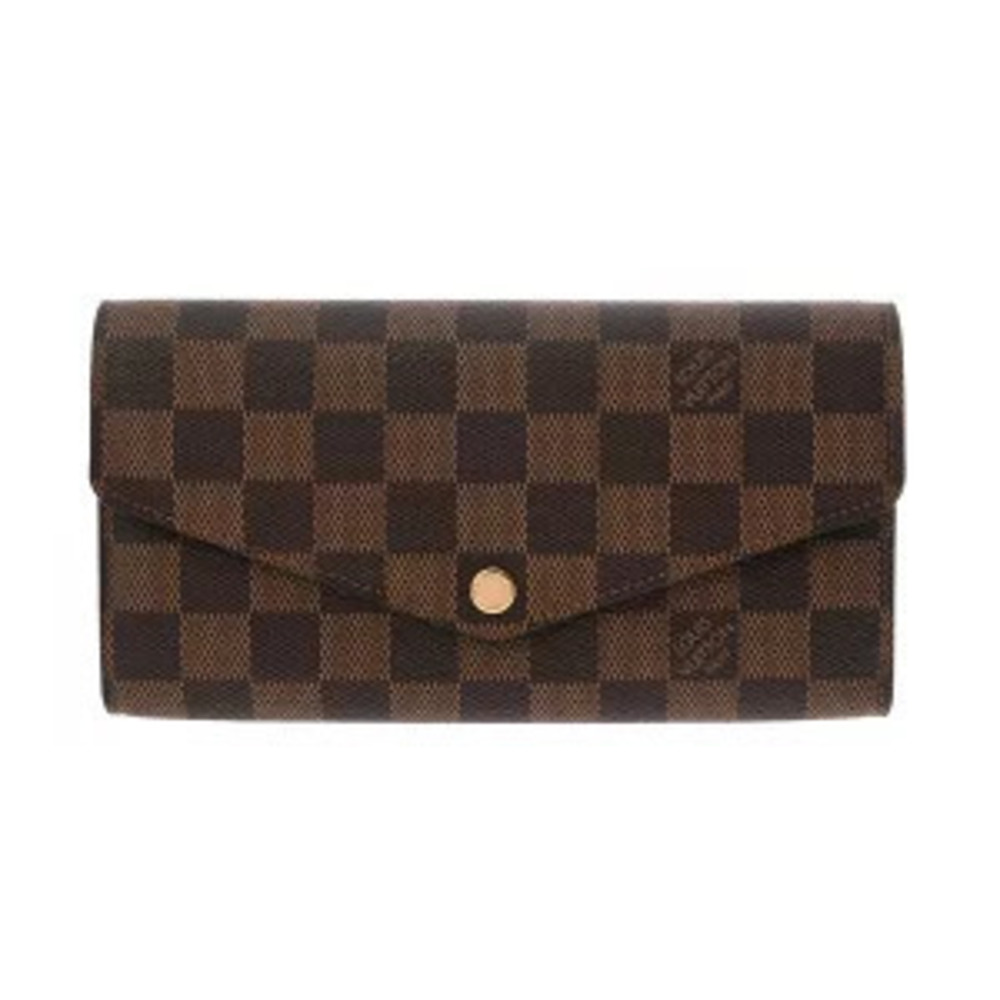 Louis Vuitton Monogram Portefeuille Sarah Brown Canvas Long Wallet
